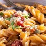 heart healthy owl of Lemon-Ricotta Rotini With Artichoke Hearts