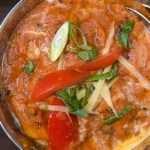 curry with vegetables on table