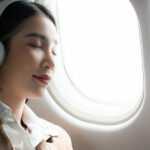 sleeping on airplane
