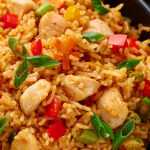 Asian-flavored Fried Rice With Chicken And Vegetables