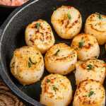 Heart Healthy Broiled Scallops