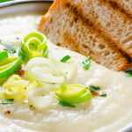 heart healthy potato leek soup