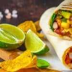 heart heathy chicken wraps