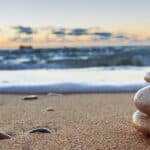Stone stacking meditation
