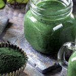 Heart healthy spirulina and blueberries