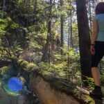 Adventurous Woman Hiking